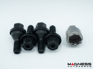 Alfa Romeo Tonale Wheel Locks - Black - Mopar